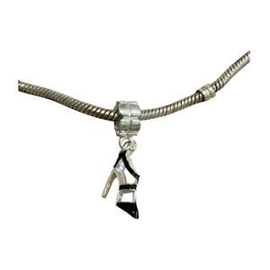Unbranded hanging shoe charm for Pandora style bracelets